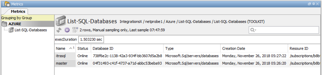 Azure Dataview - SQL Databases
