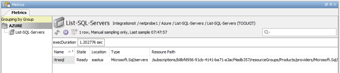 Azure Dataview - SQL Servers
