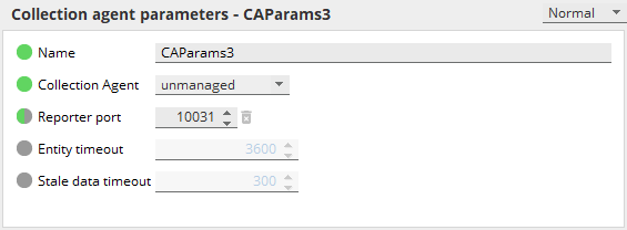 Collection Agent parameters
