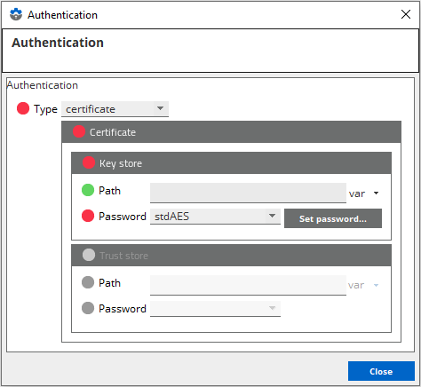 REST Extractor certificate authentication
