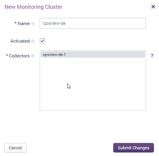 New Monitoring Cluster