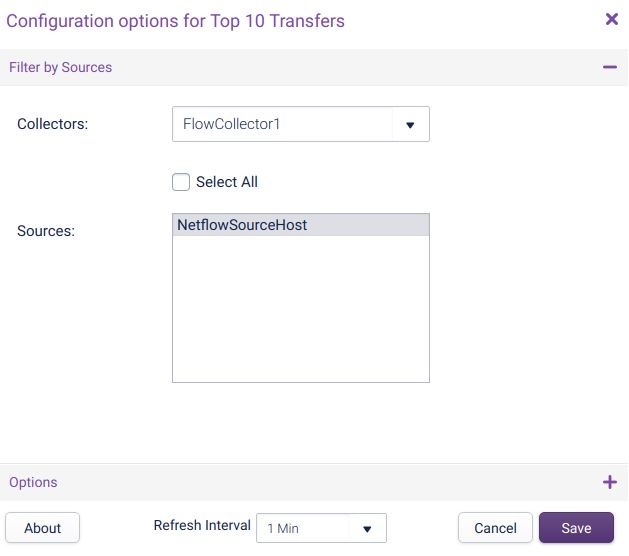 Config option for Transfers