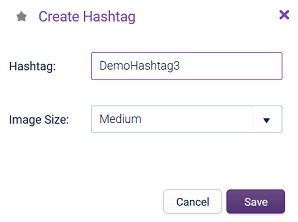 Create hashtag