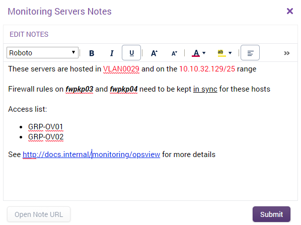 Monitoring Servers Notes
