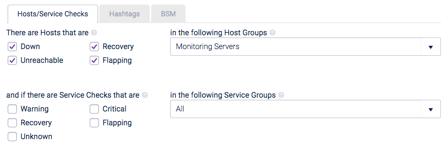 Select Service Groups