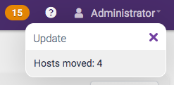 Hosts moved notification