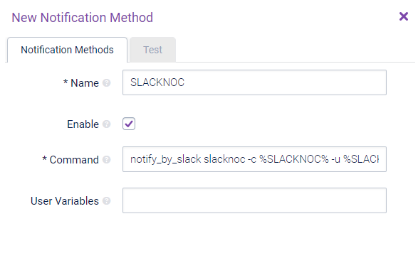 Multiple Slack methods