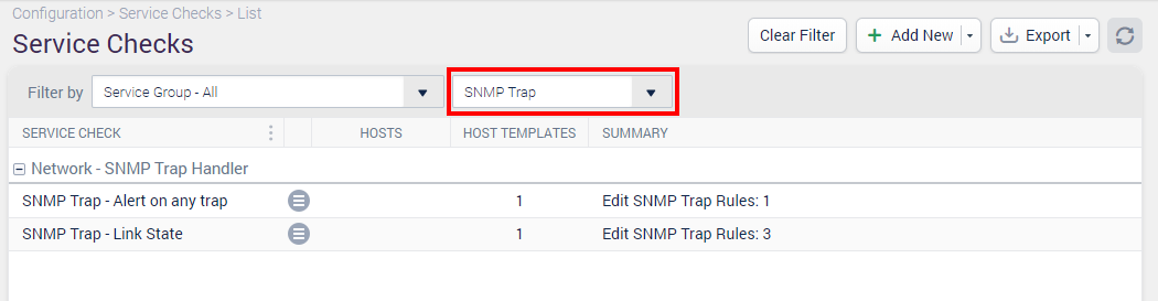 SNMP Trap Filter by